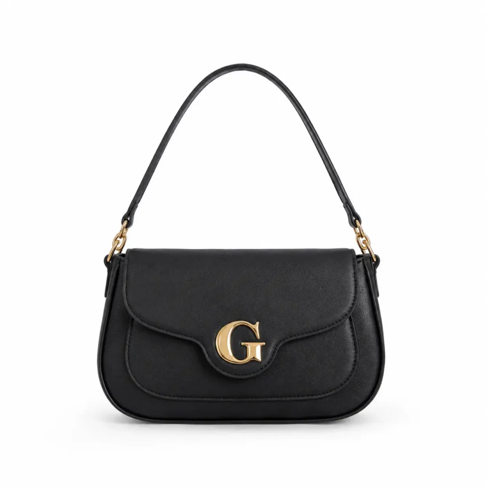 Black Luxe Shoulder Bag
