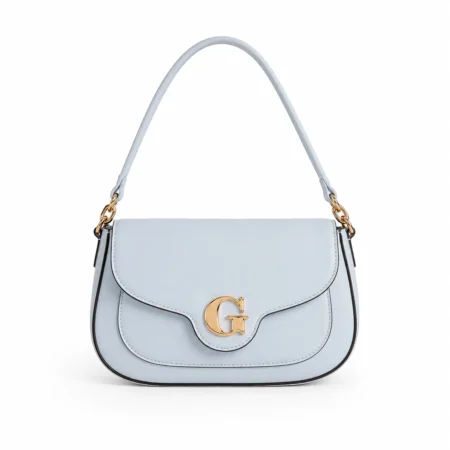 Sky Blue Luxe Shoulder Bag